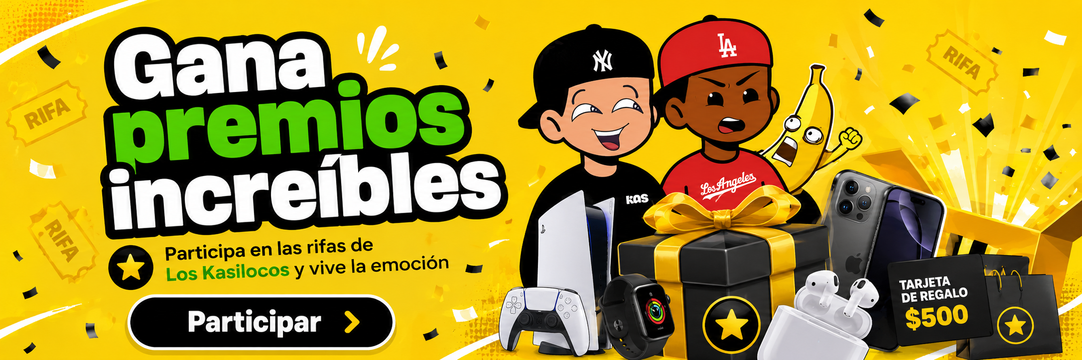Participa en nuestras rifas