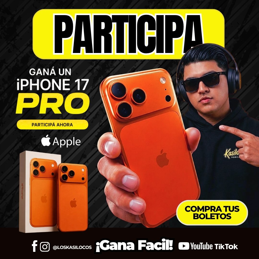 Rifa de Iphone 17 PRO Max